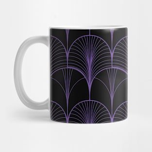 Art Deco Fan Pattern Mug